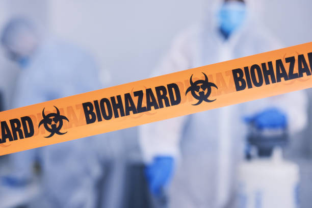Professional Drug Lab Cleanup technician working in Millburn, NJ